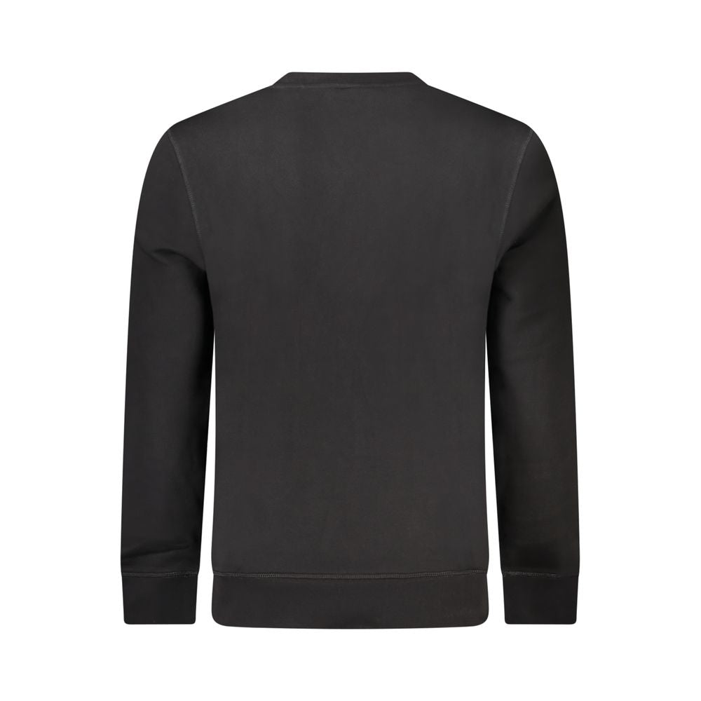 Sweat-shirt Hugo Boss homme col rond en coton noir – BO-33101