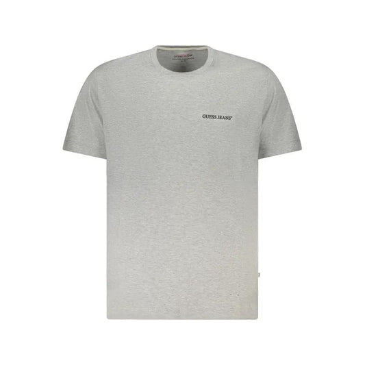 Guess Jeans Gray Cotton Men T-Shirt by Guess Jeans