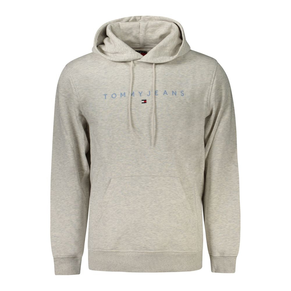 Sweat à capuche Tommy Hilfiger homme en coton gris – TO-39698