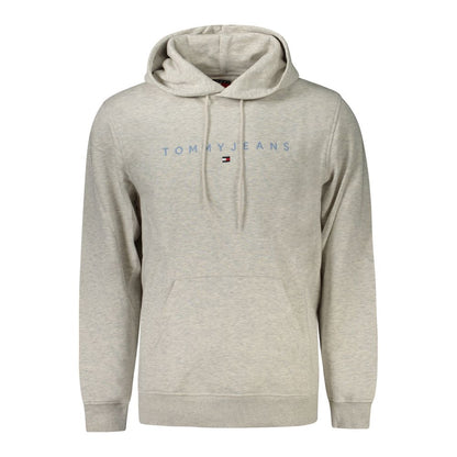 Sweat à capuche Tommy Hilfiger homme en coton gris – TO-39698