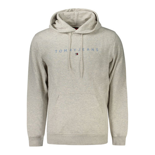 Sweat à capuche Tommy Hilfiger homme en coton gris – TO-39698