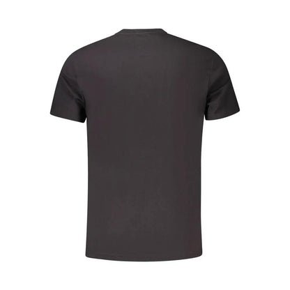 Tommy Hilfiger Black Cotton Men T-Shirt by Tommy Hilfiger
