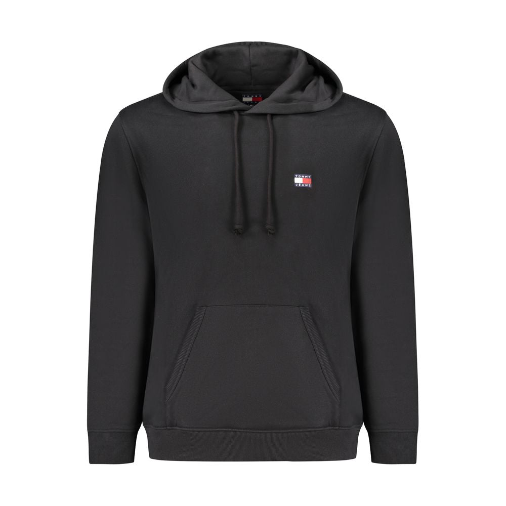 Sweat à capuche Tommy Hilfiger homme en coton noir – TO-39708