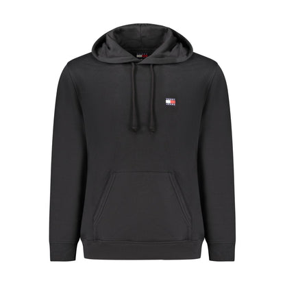 Sweat à capuche Tommy Hilfiger homme en coton noir – TO-39708