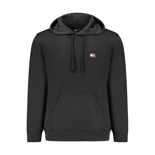 Sweat à capuche Tommy Hilfiger homme en coton noir – TO-39708