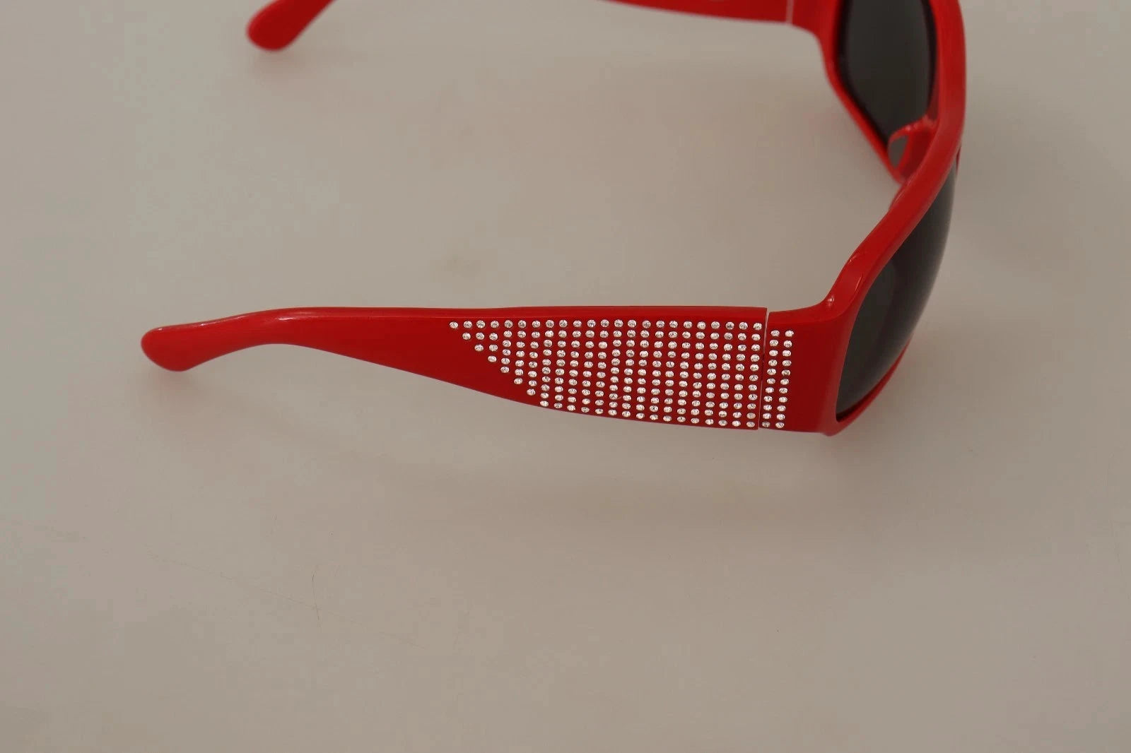 Dolce & Gabbana DG4027 Red Crystal Black Lens Shades Sunglasses by Dolce & Gabbana