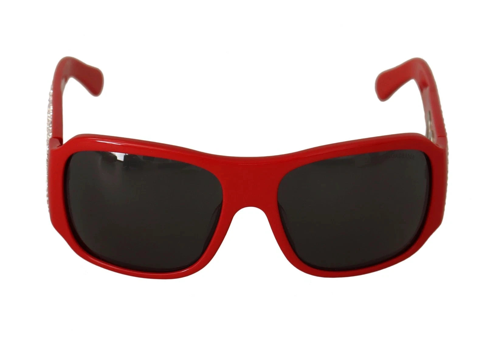 Dolce & Gabbana DG4027 Red Crystal Black Lens Shades Sunglasses by Dolce & Gabbana