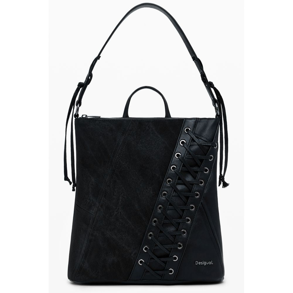 Sac à dos Desigual femme mini Tango Pretoria en polyuréthane noir – DE-39801