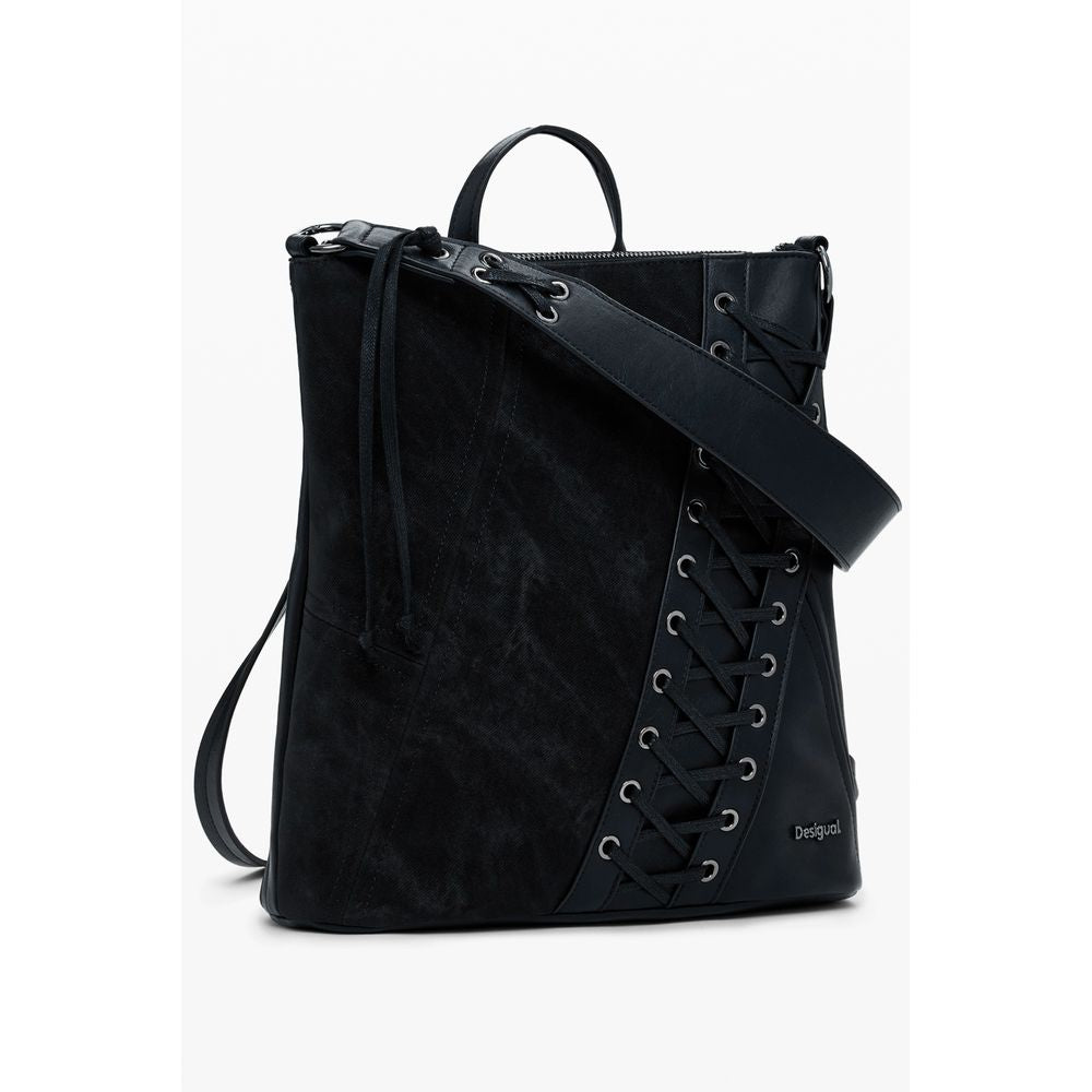 Sac à dos Desigual femme mini Tango Pretoria en polyuréthane noir – DE-39801