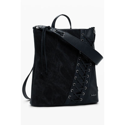 Sac à dos Desigual femme mini Tango Pretoria en polyuréthane noir – DE-39801