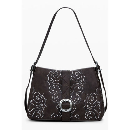 Sac à main Desigual femme Poker Face en polyuréthane marron – DE-39818