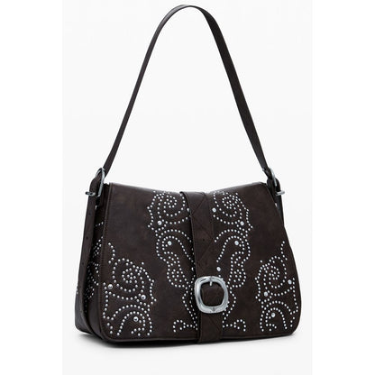 Sac à main Desigual femme Poker Face en polyuréthane marron – DE-39818
