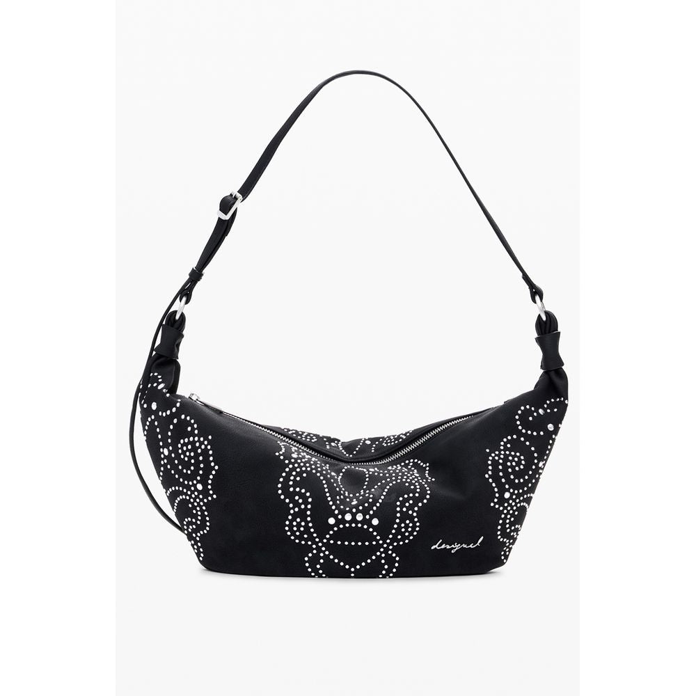 Sac à main Desigual femme Munster Poker Face en polyuréthane noir – DE-39844