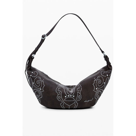 Sac à main Desigual femme Munster Poker Face en polyéthylène marron – DE-39848