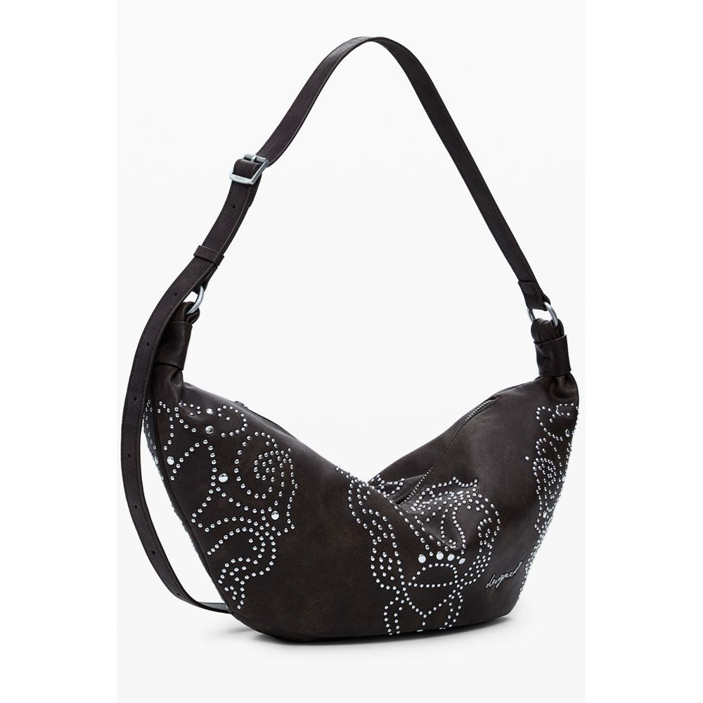 Sac à main Desigual femme Munster Poker Face en polyéthylène marron – DE-39848
