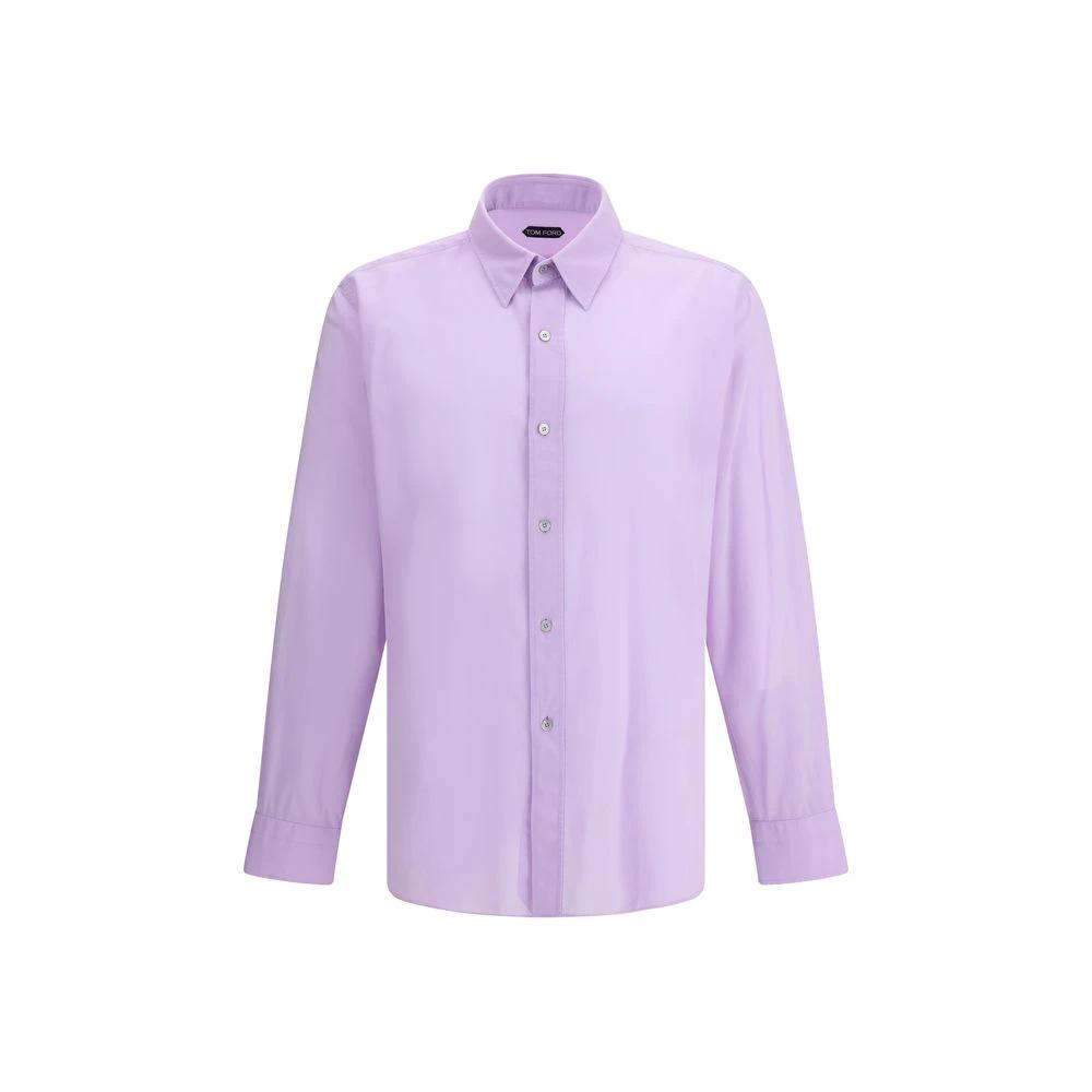 Tom Ford Purple Cotton Dress Shirt by Tom Ford