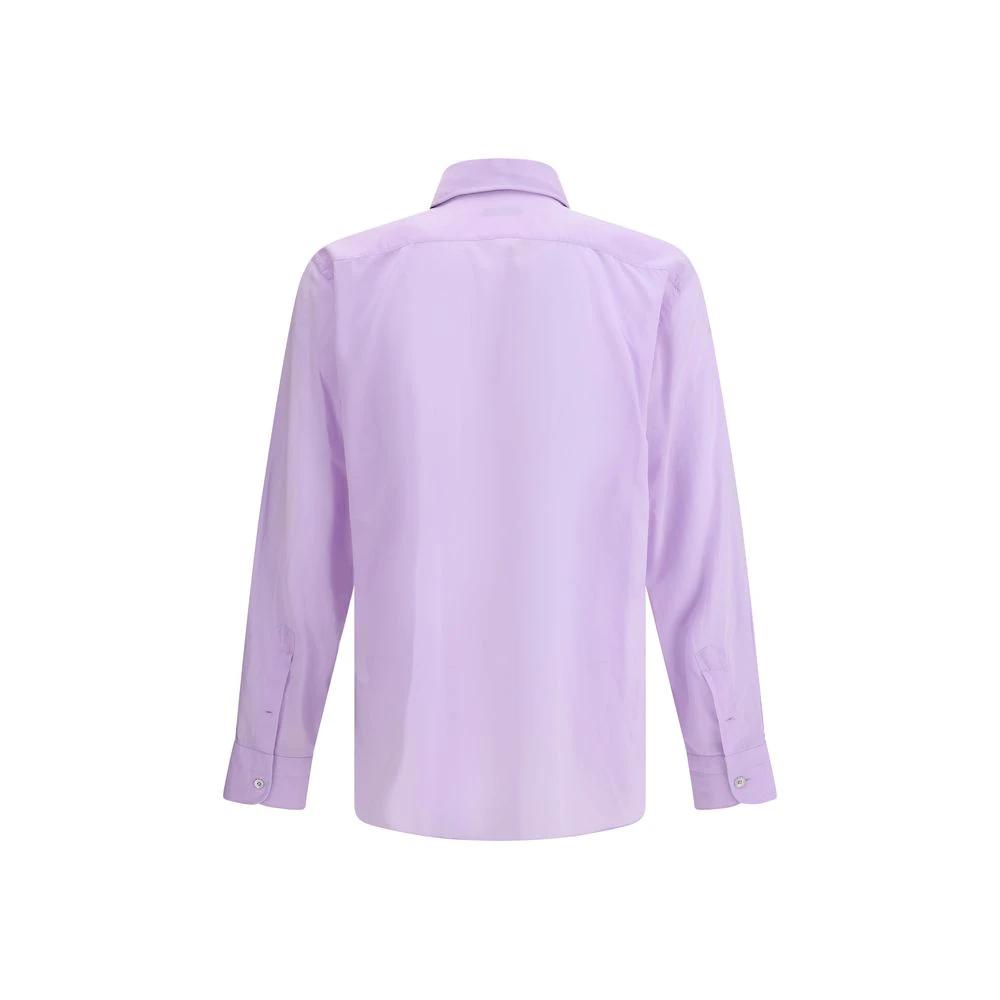 Tom Ford Purple Cotton Dress Shirt by Tom Ford