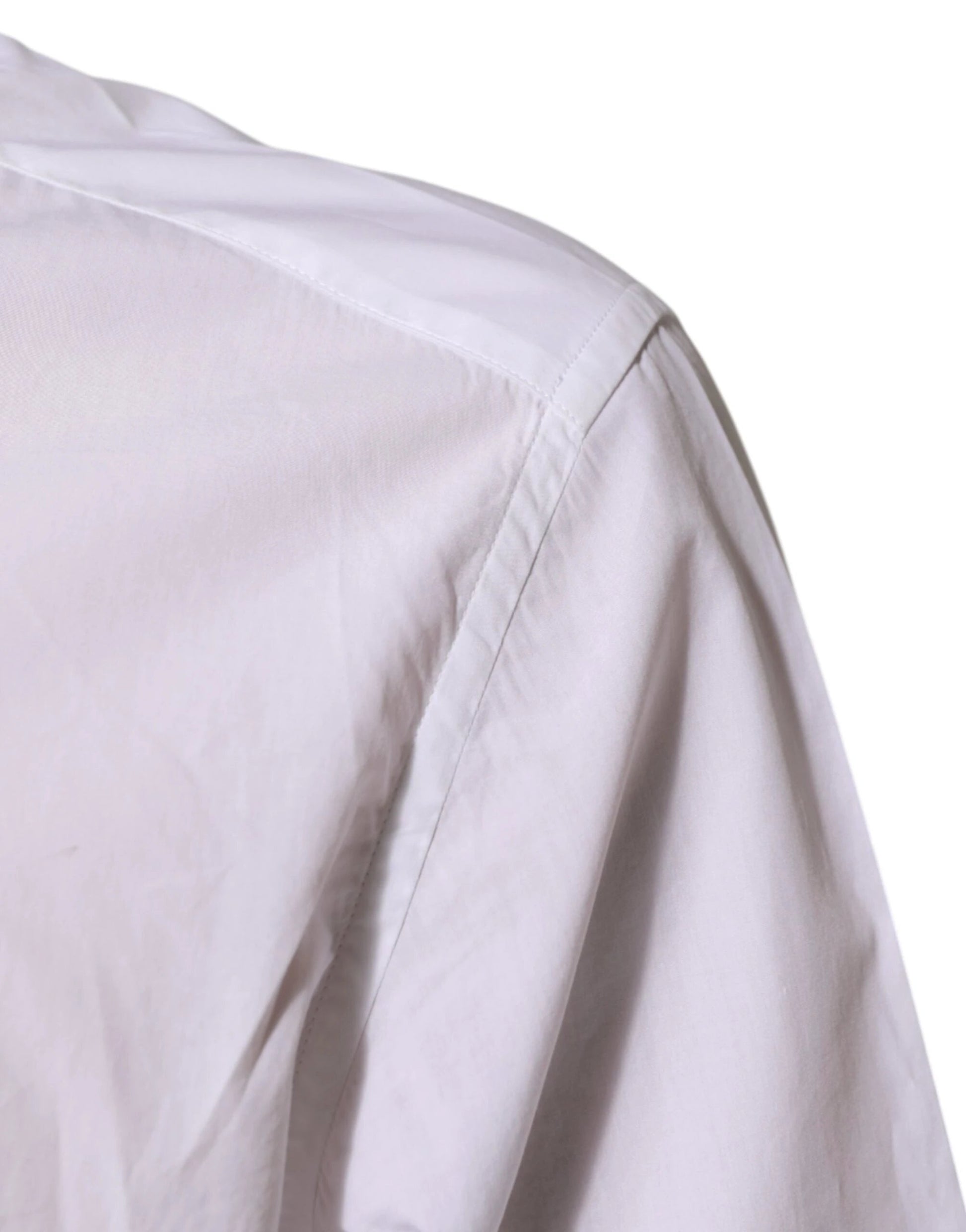 Dolce & Gabbana White Cotton MARTINI Men Formal Dress Shirt by Dolce & Gabbana