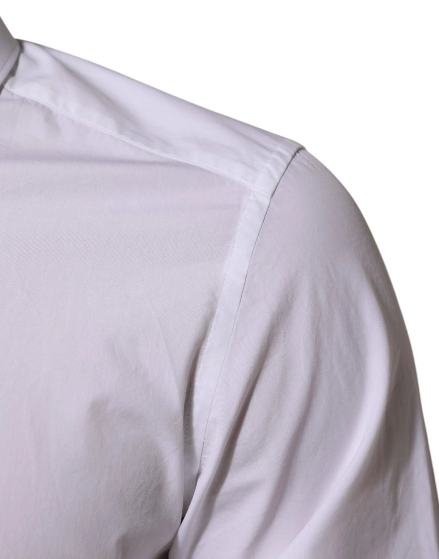 Dolce & Gabbana White Cotton MARTINI Men Formal Dress Shirt by Dolce & Gabbana