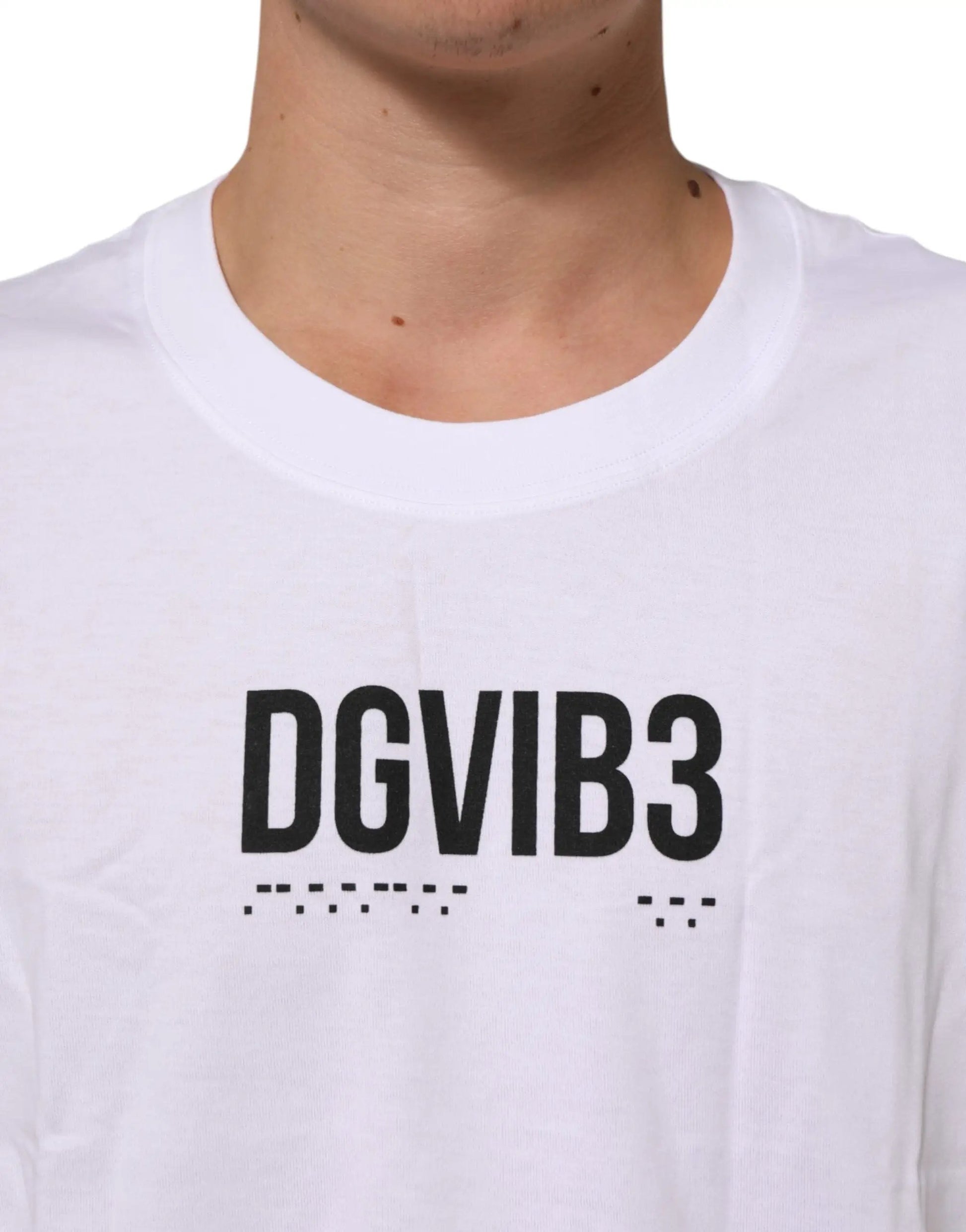 Dolce & Gabbana White Cotton Sleeveless Printed Tank T-shirt by Dolce & Gabbana