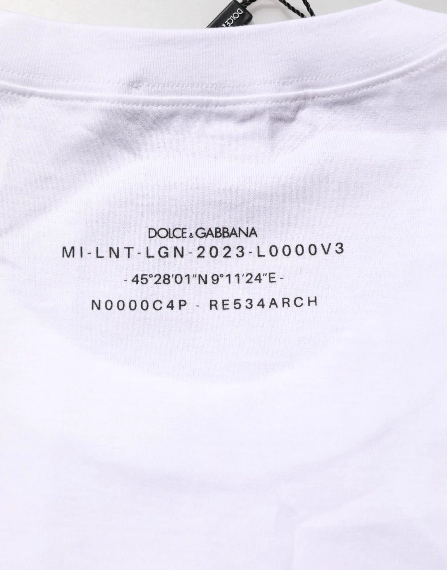 Dolce & Gabbana White Cotton Sleeveless Printed Tank T-shirt by Dolce & Gabbana