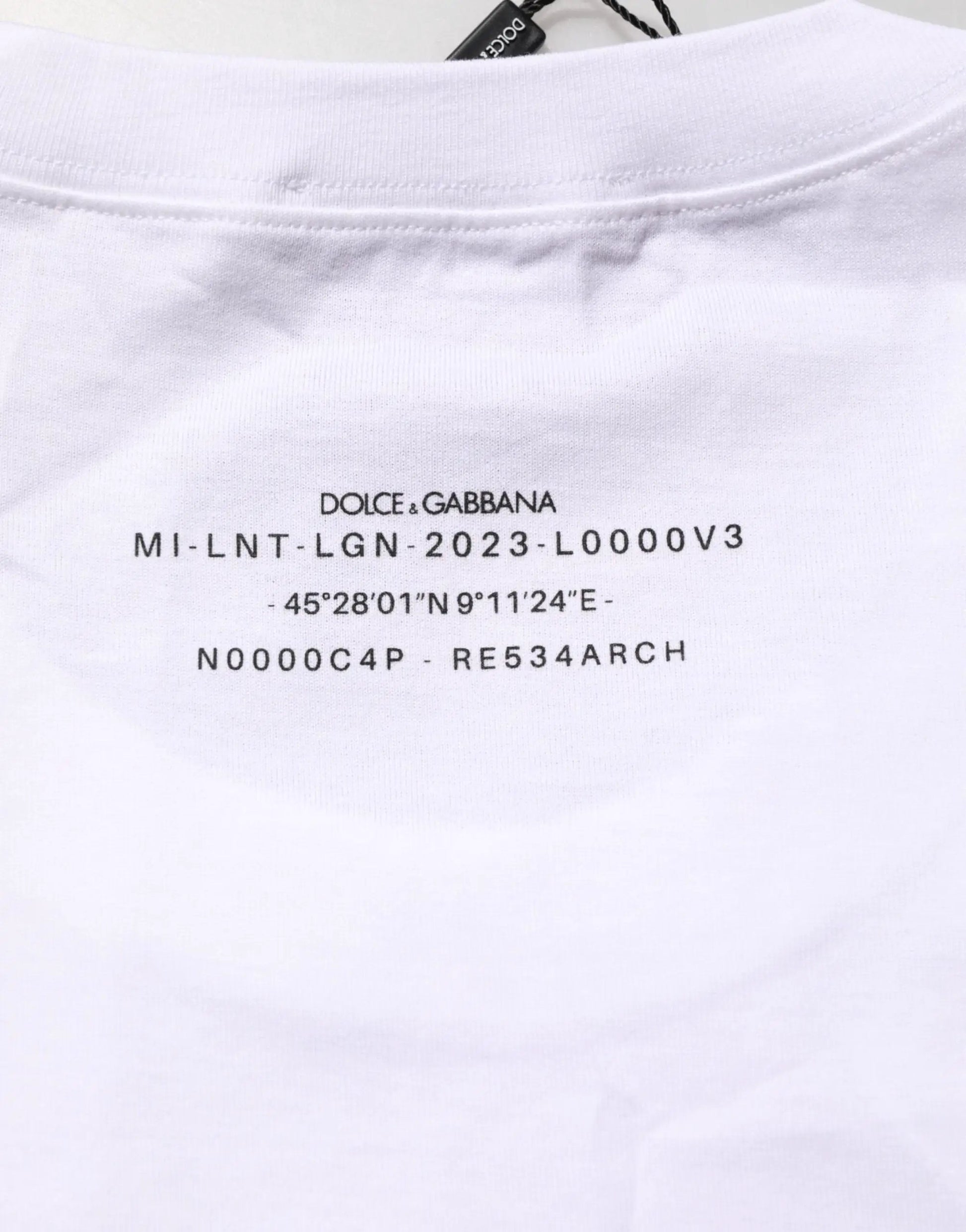 Dolce & Gabbana White Cotton Sleeveless Printed Tank T-shirt by Dolce & Gabbana