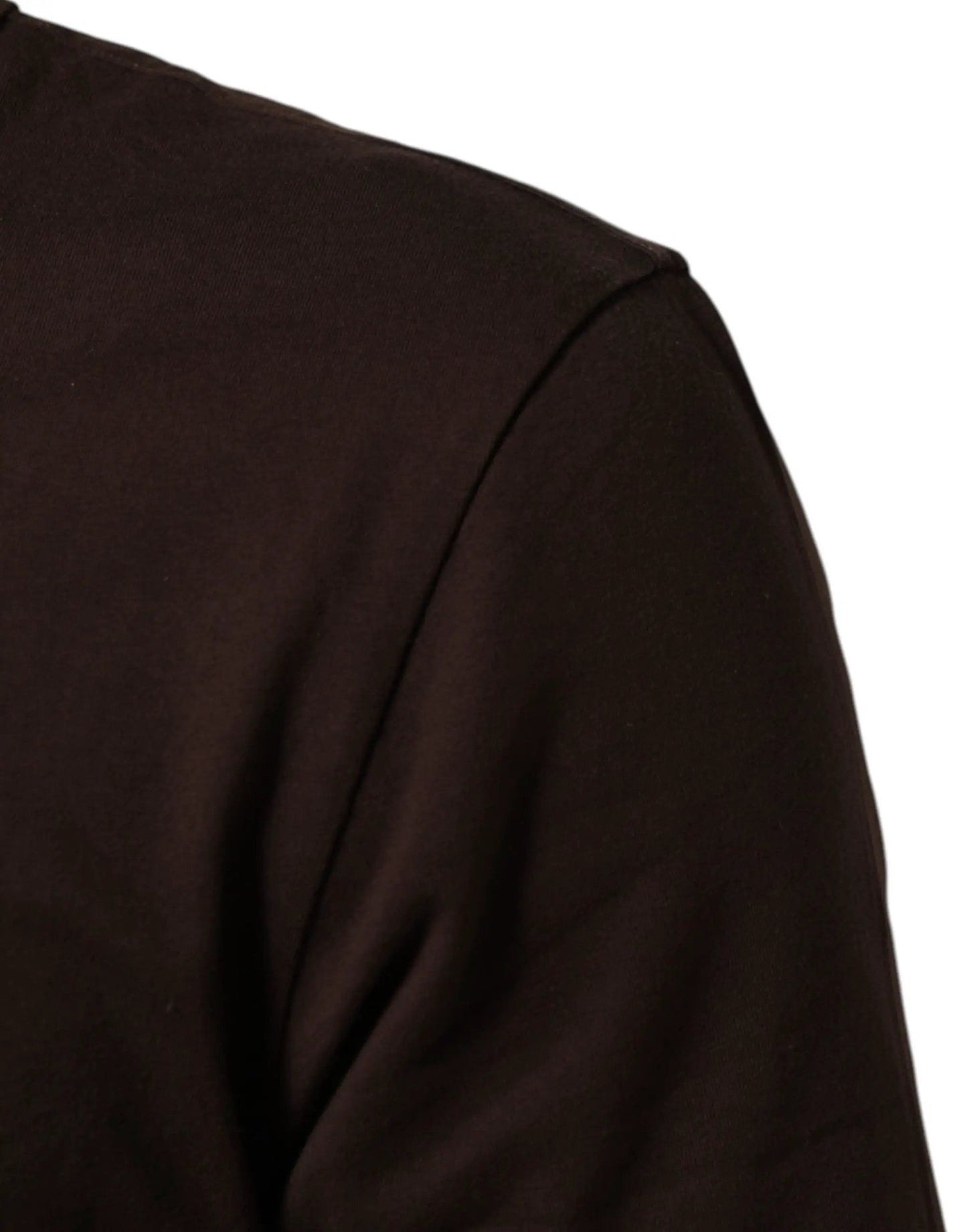 Dolce & Gabbana Brown Coin Laurel Print Men Crew Neck T-shirt by Dolce & Gabbana