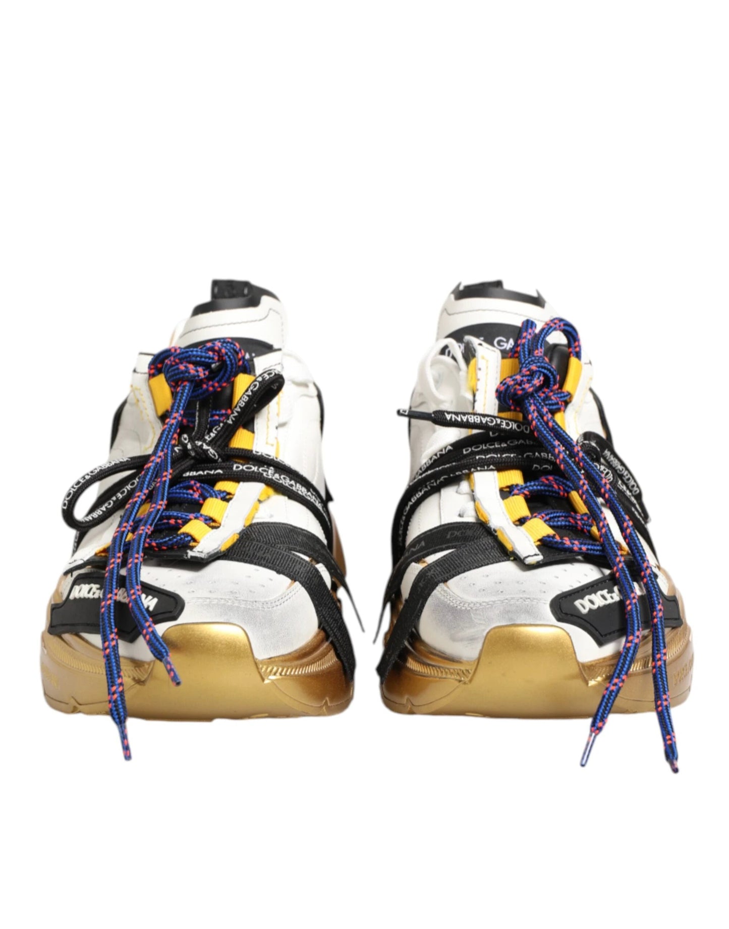 Dolce & Gabbana Multicolor Daymaster Low Top Sneakers Shoes by Dolce & Gabbana