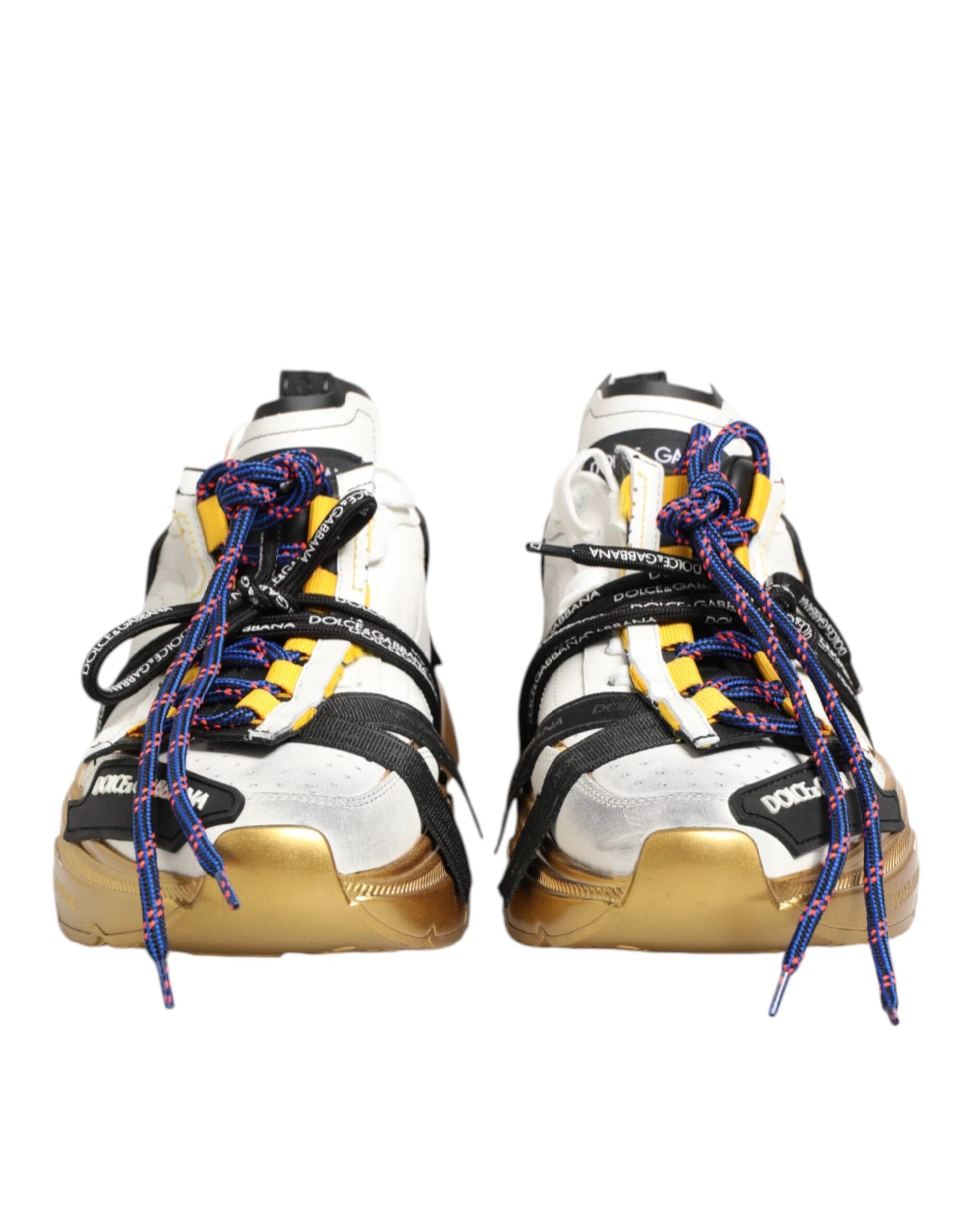 Dolce & Gabbana Multicolor Daymaster Low Top Sneakers Shoes by Dolce & Gabbana