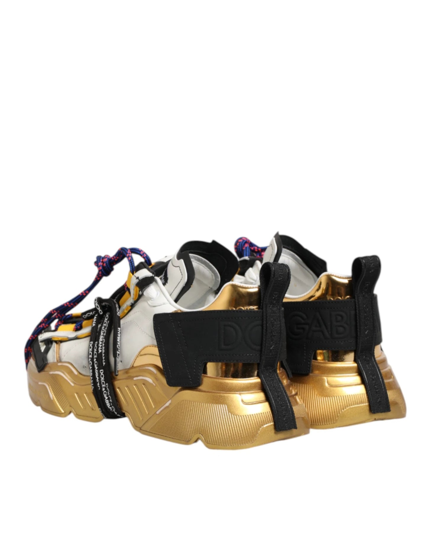 Dolce & Gabbana Multicolor Daymaster Low Top Sneakers Shoes by Dolce & Gabbana