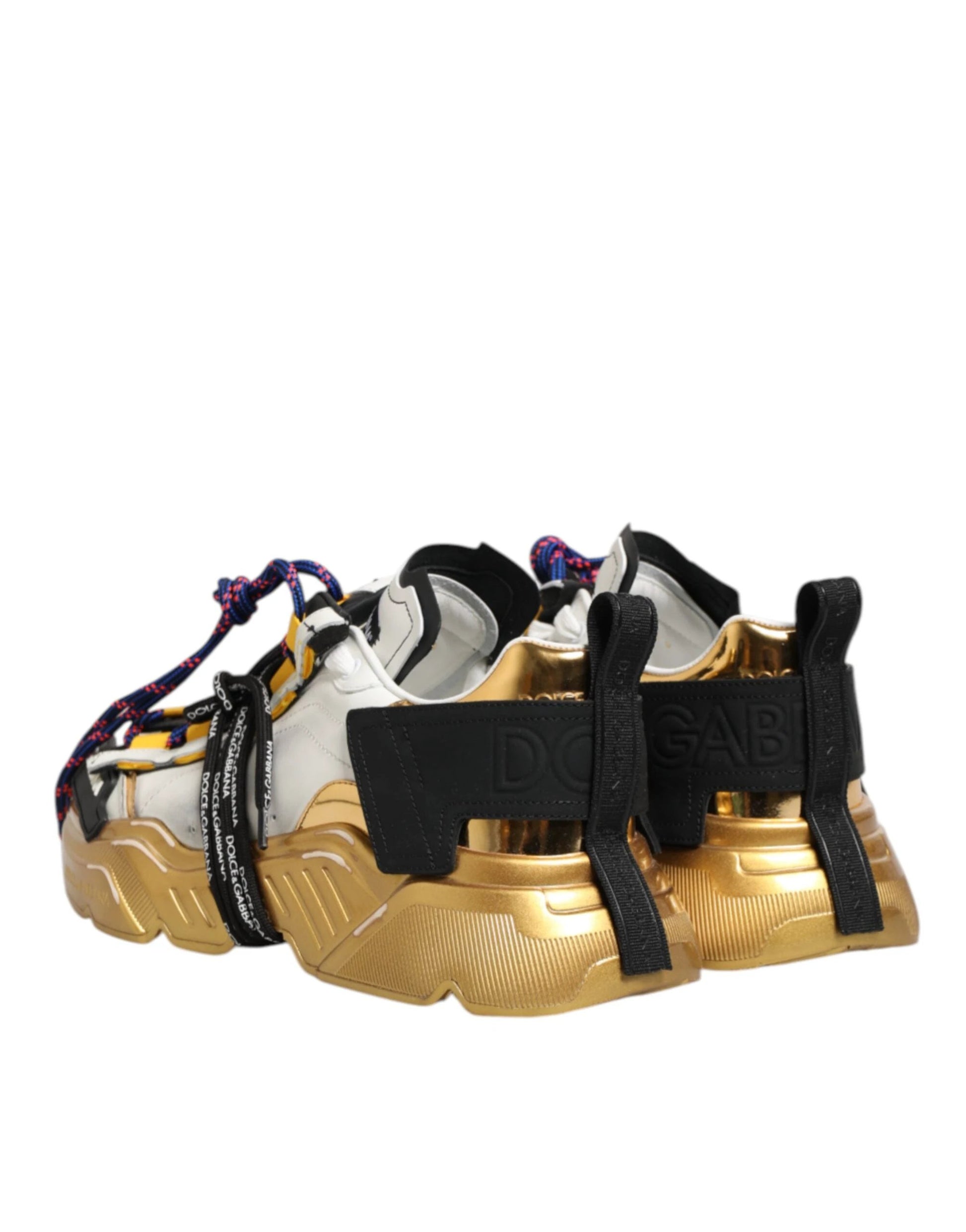 Dolce & Gabbana Multicolor Daymaster Low Top Sneakers Shoes by Dolce & Gabbana