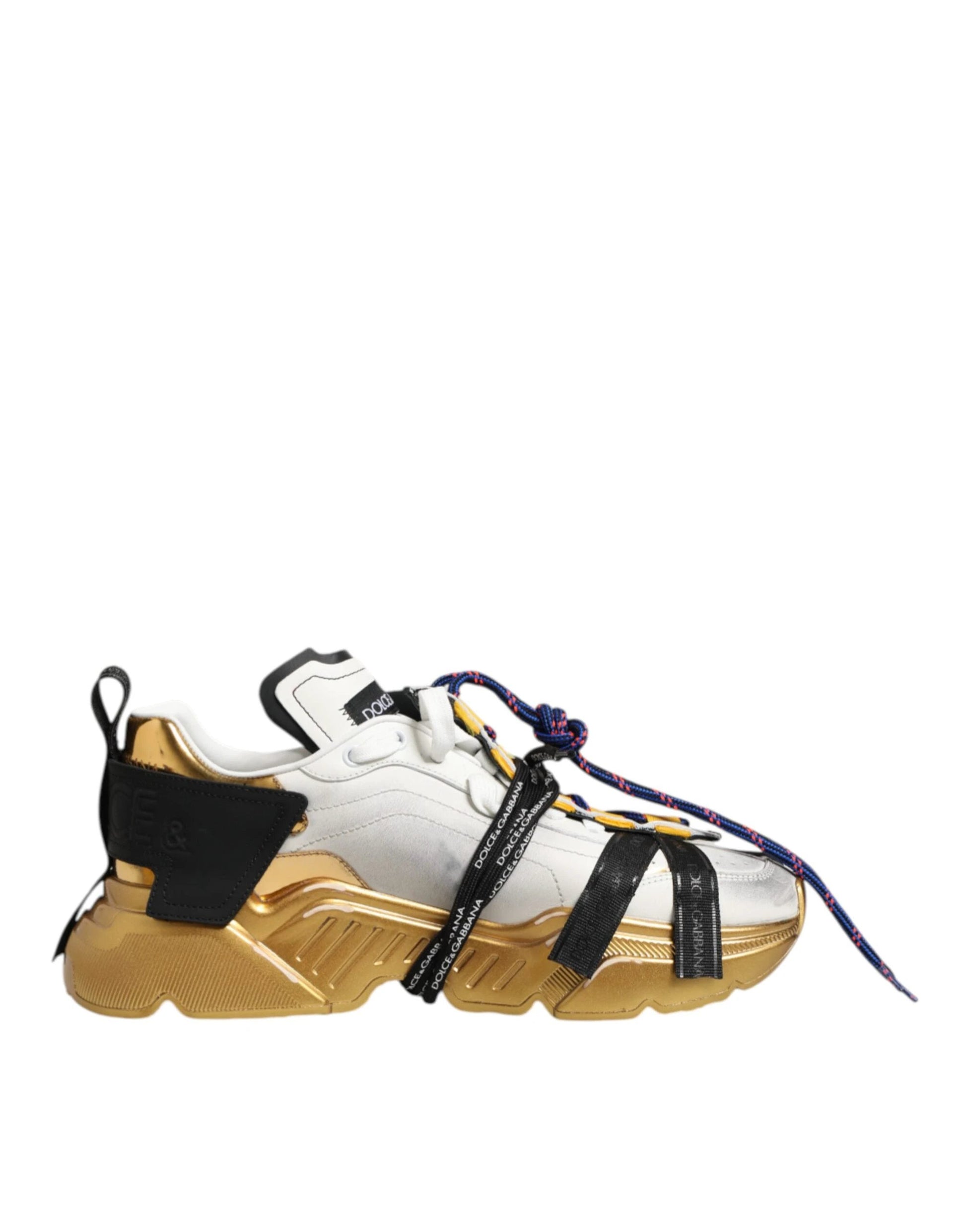 Dolce & Gabbana Multicolor Daymaster Low Top Sneakers Shoes by Dolce & Gabbana
