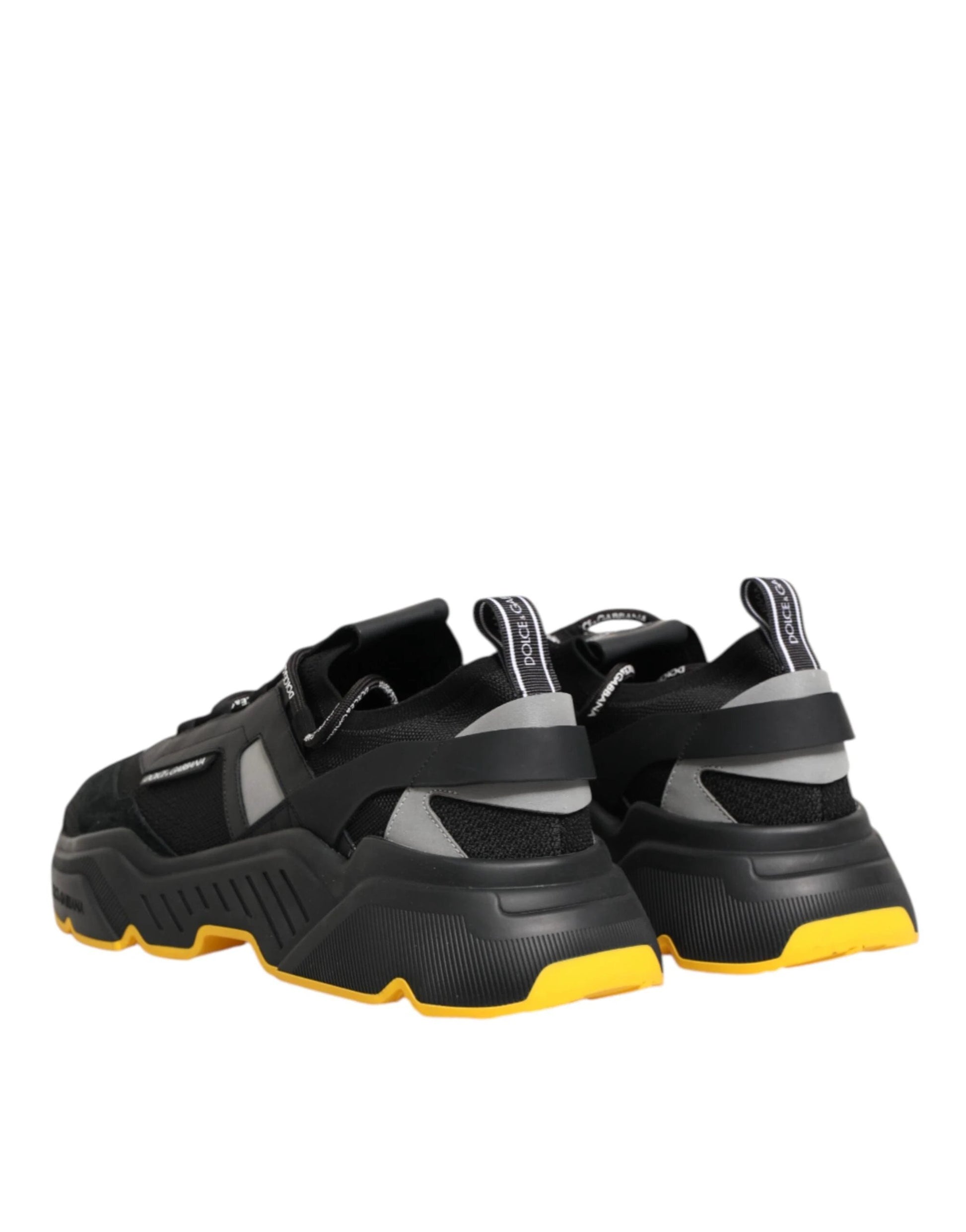 Dolce & Gabbana Black Daymaster Low Top Men Sneakers Shoes by Dolce & Gabbana