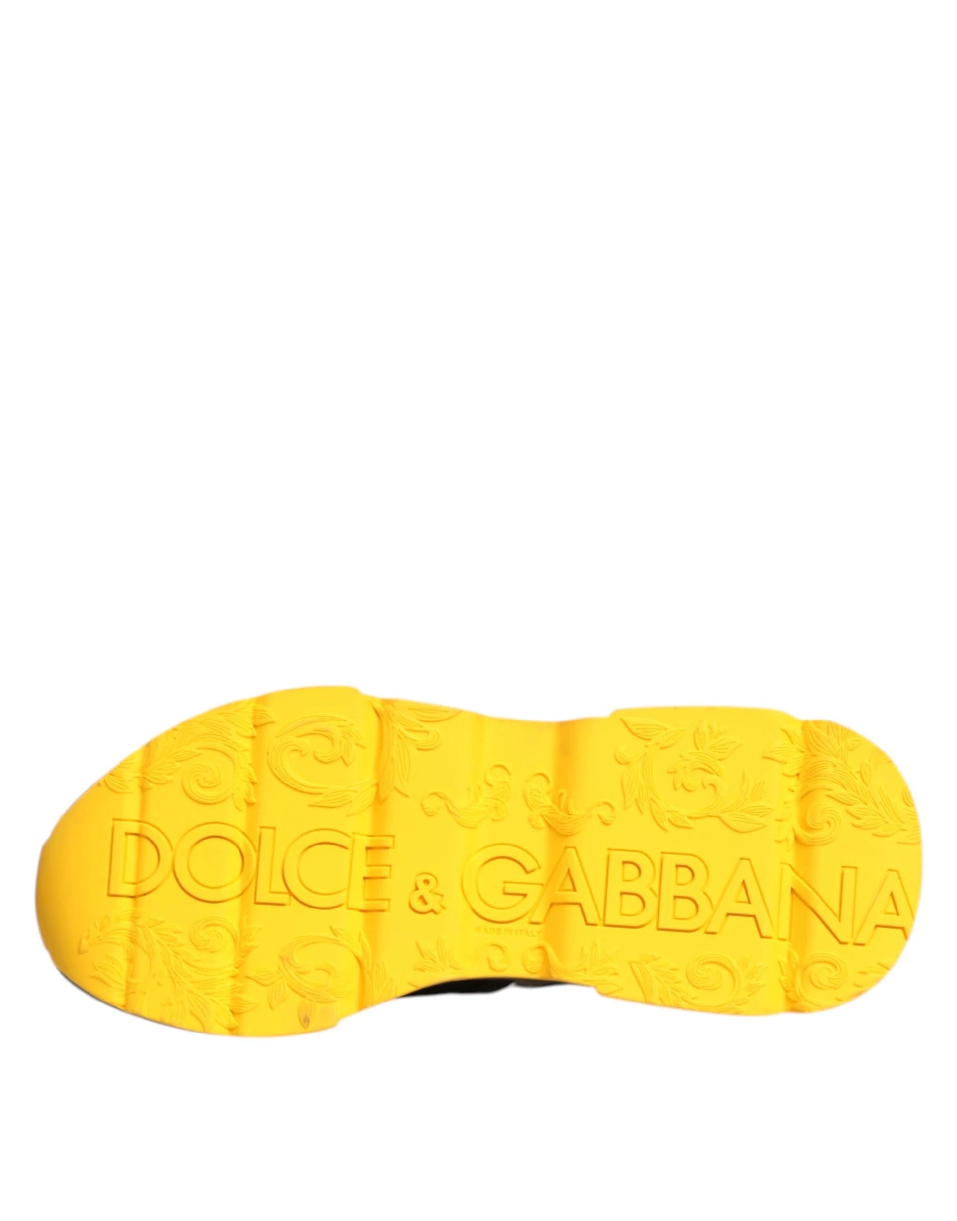 Dolce & Gabbana Black Daymaster Low Top Men Sneakers Shoes by Dolce & Gabbana