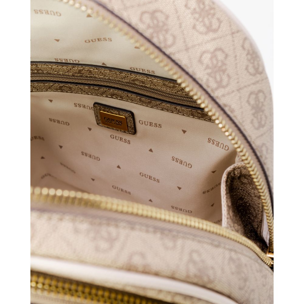 Guess Manhattan Grand Sac À Dos Polyuréthane Léger Pour Femme Moderne Avec Grand Compartiment