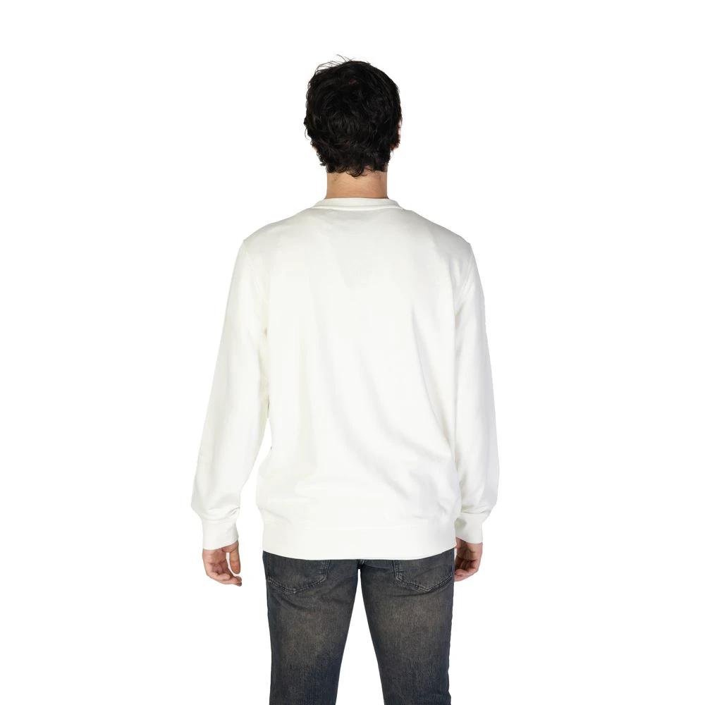 Hugo Boss White Cotton Sweatshirt by Hugo Boss