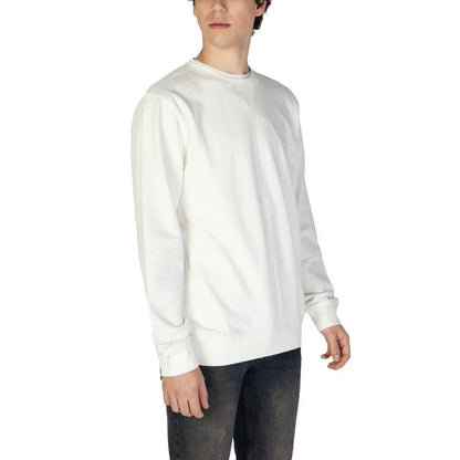 Hugo Boss White Cotton Sweatshirt by Hugo Boss