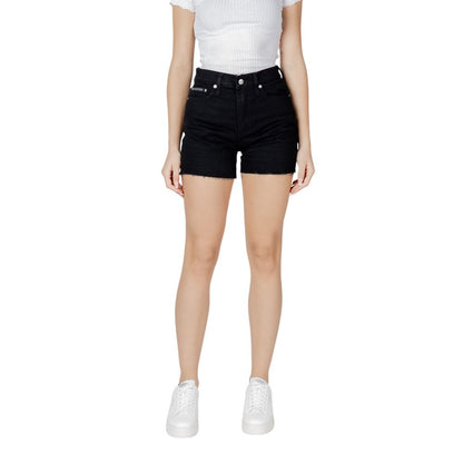 Calvin Klein Jeans – Short MOM en Coton Noir SS25