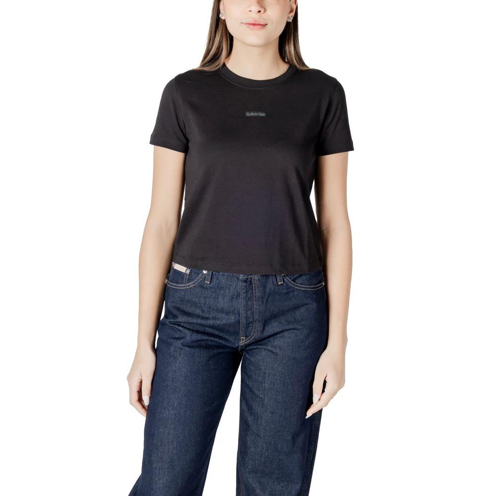 Calvin Klein Jeans Black Recycled Cotton Sportswear by Calvin Klein Jeans