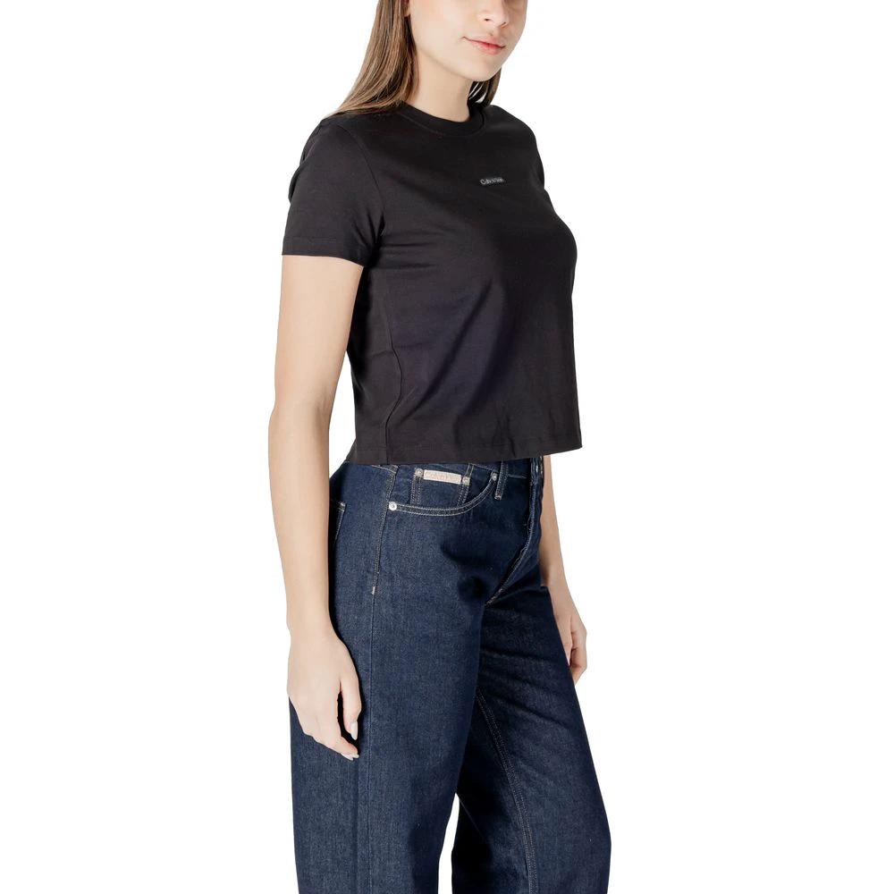 Calvin Klein Jeans Black Recycled Cotton Sportswear by Calvin Klein Jeans