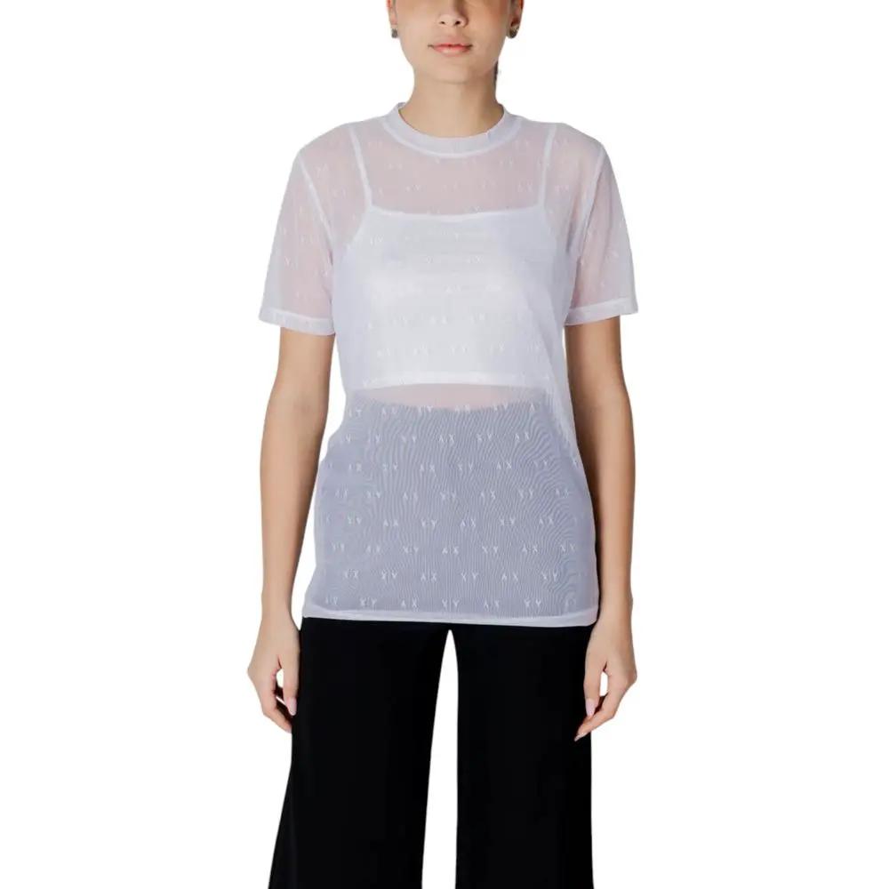 Armani Exchange White Polyamide T-Shirt by Armani Exchange