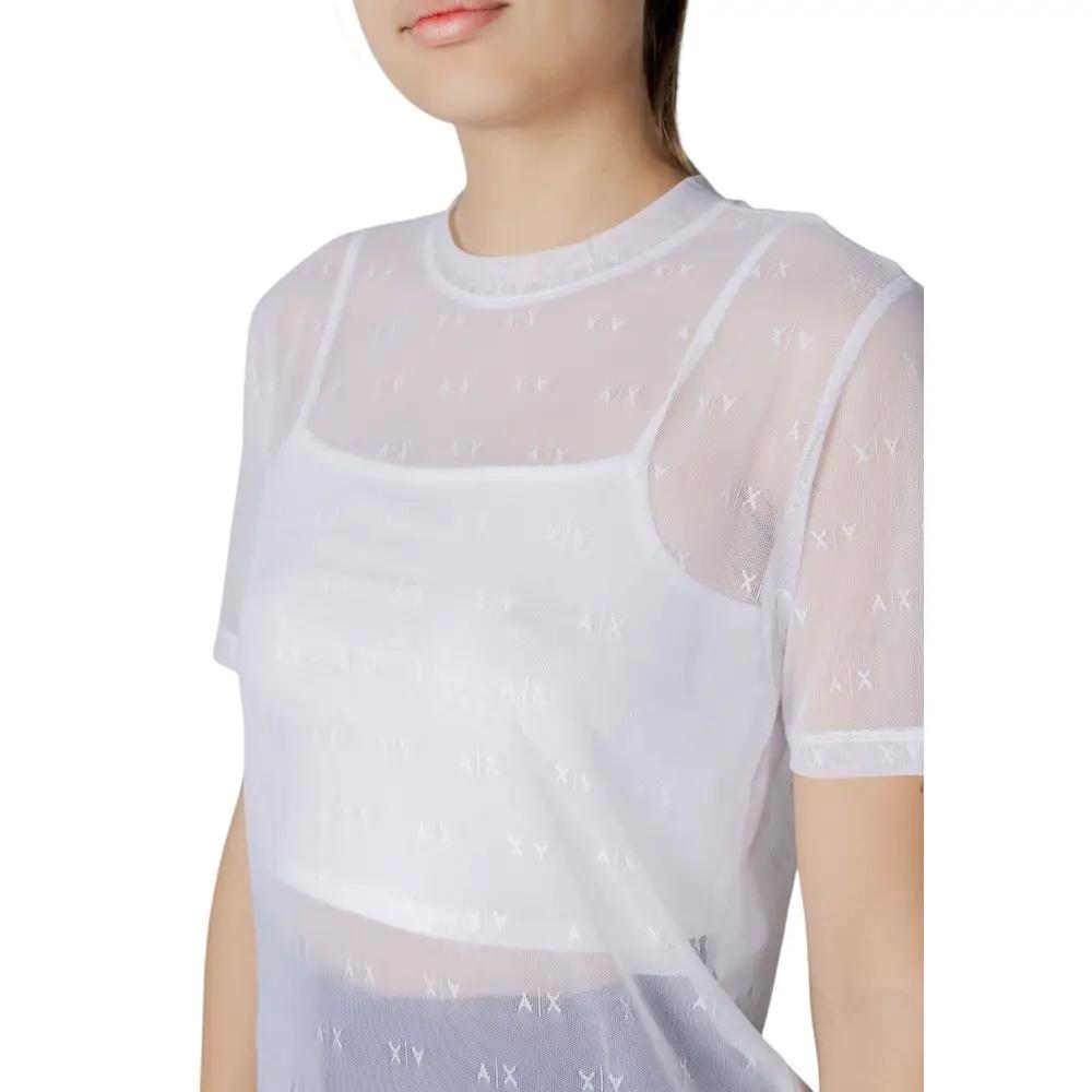 Armani Exchange White Polyamide T-Shirt by Armani Exchange