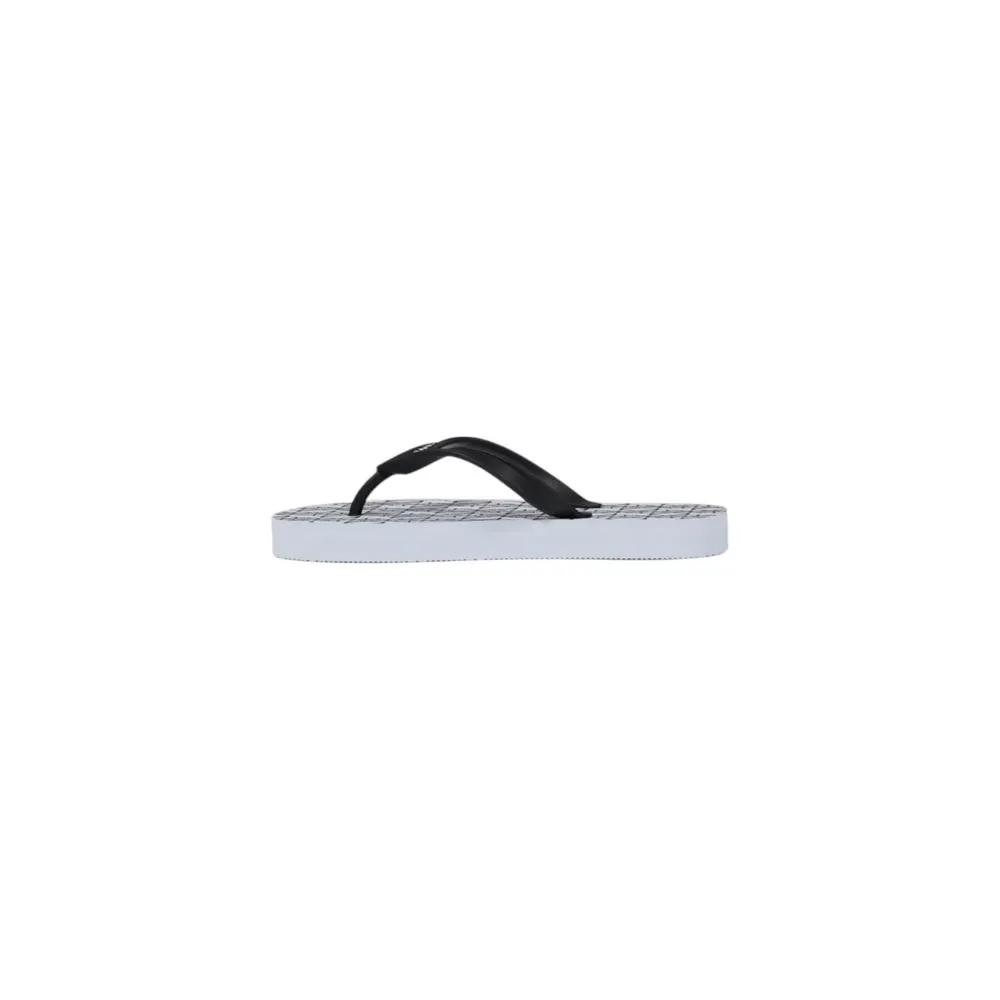 Armani Exchange White Rubber Flip-Flop Sandals by Armani Exchange