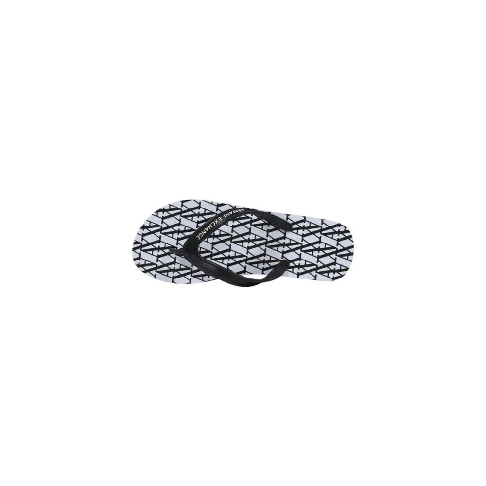 Armani Exchange White Rubber Flip-Flop Sandals by Armani Exchange