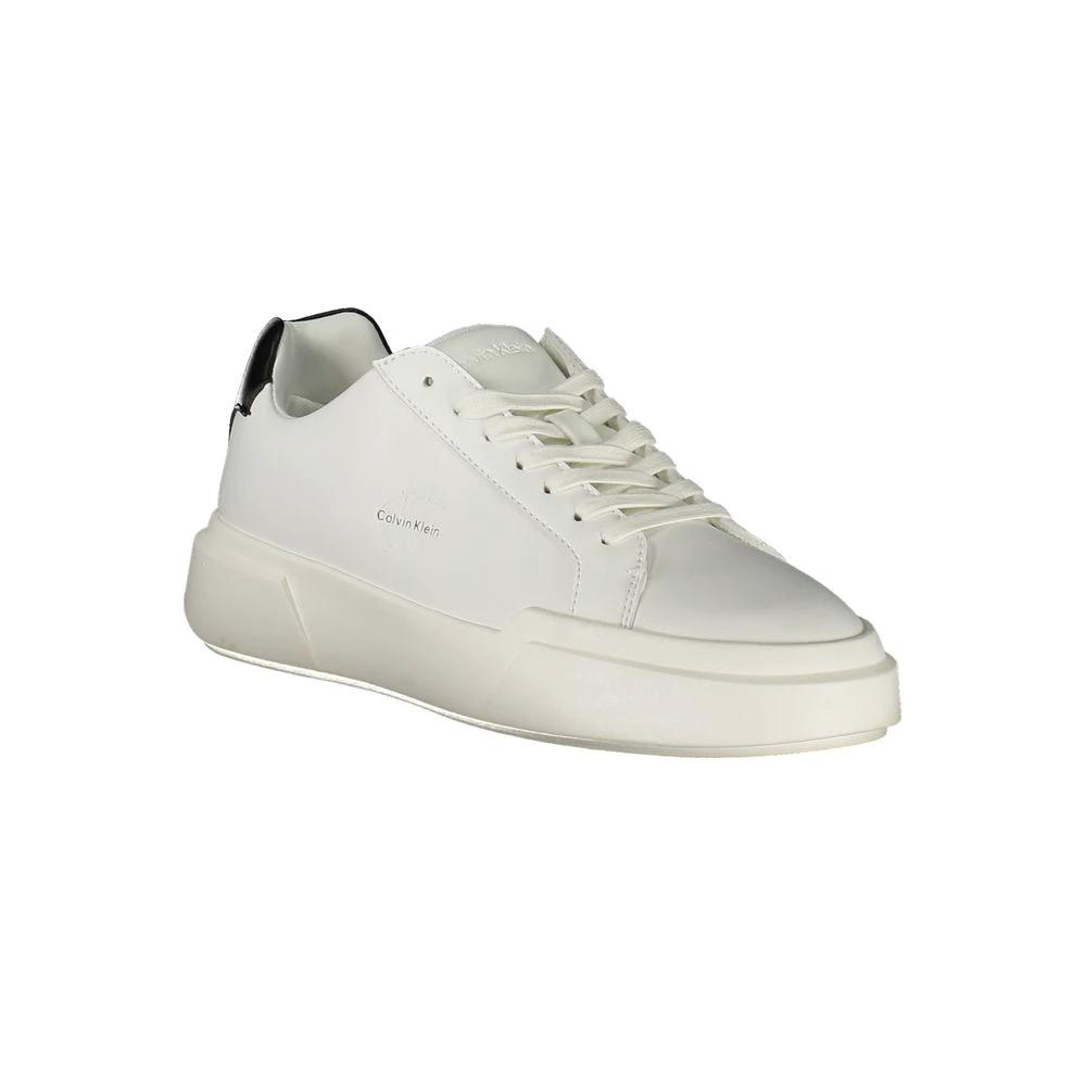 Calvin Klein Bianco Polyurethane Women Sneaker by Calvin Klein