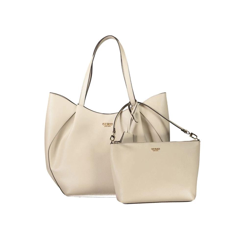 Guess Jeans Beige Polyurethane Women's Handbag by Guess Jeans