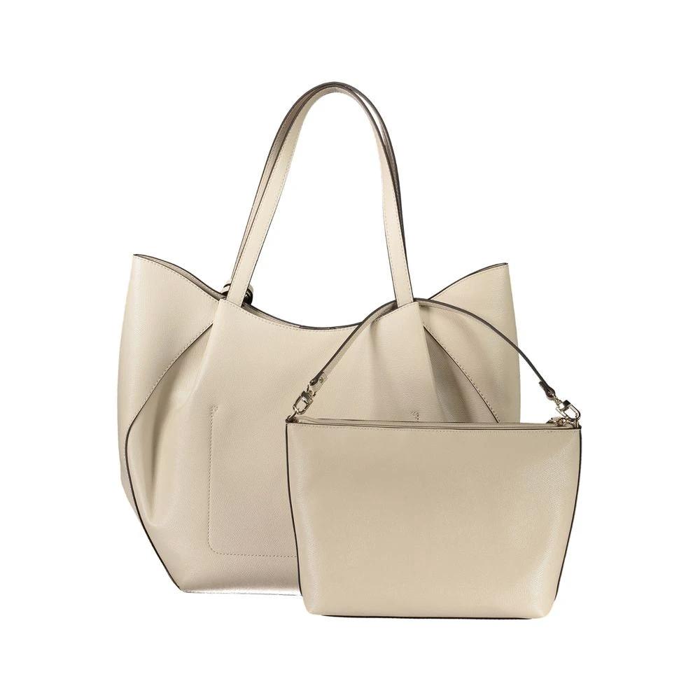 Guess Jeans Beige Polyurethane Women's Handbag by Guess Jeans