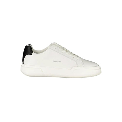 Calvin Klein Bianco Leather Men Sneaker by Calvin Klein
