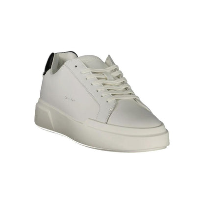Calvin Klein Bianco Leather Men Sneaker by Calvin Klein