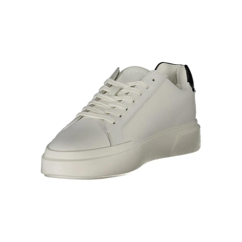 Calvin Klein Bianco Leather Men Sneaker by Calvin Klein